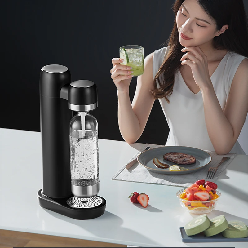 Factory Quality Rose Gold Stainless Steel Carbonated Sparkling Water Machine Soda Water Machine Portable soda Maker
