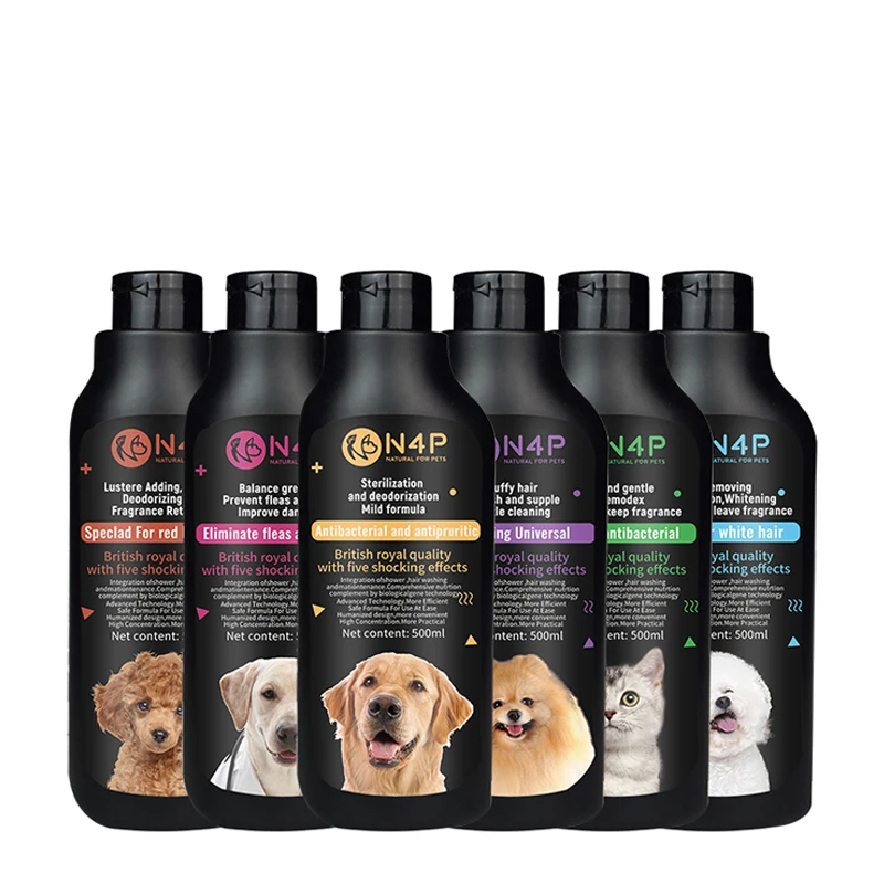 Китайский производитель N4P, оптовая продажа, органический шампунь для чистки домашних животных 750 мл для собак и кошек