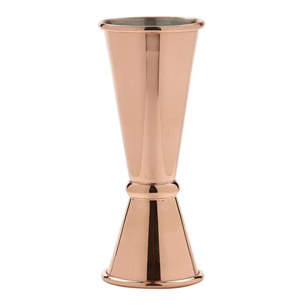 Copper/Gold/Gunmetal Black Plated Banded Double Jigger 30/50ml