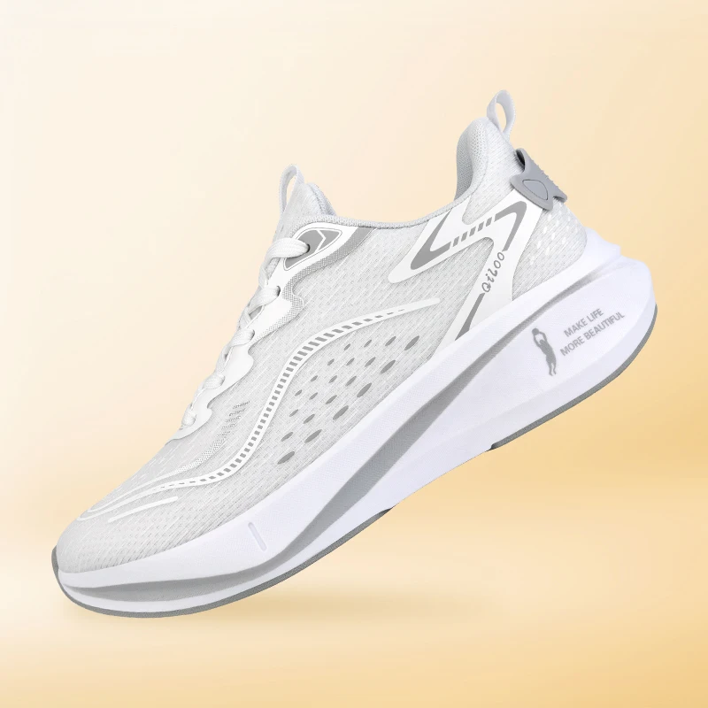 QILOO designer shoes custom/OEM/ODM men breathable running shoes sneaker sole Racing Shoes
