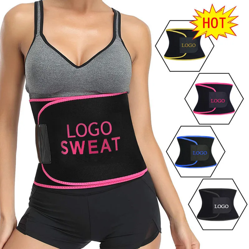 ZJFIT Wholesale High Quality Sweat Belt Waist Trimmer Slimming Tummy Band Weight Loss Fitness Waist Trainer Belt for Women