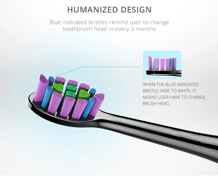 Hot Selling 2min Timer Ipx7 Waterproof Adult Sonic Cleaning Electric Toothbrush