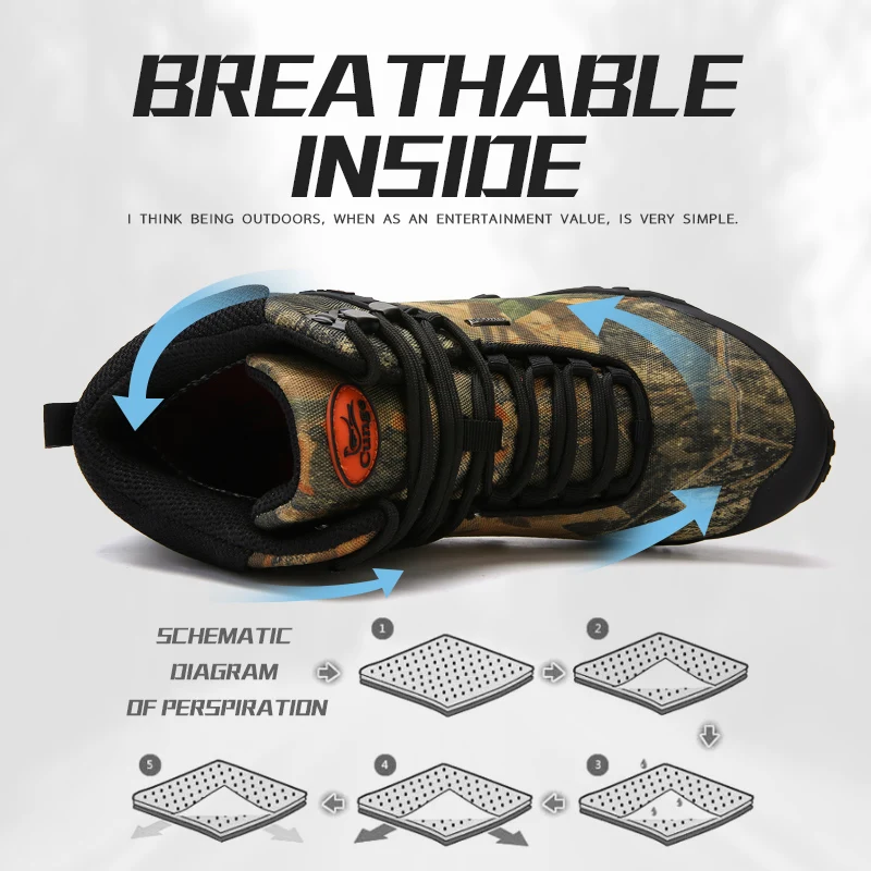 2024 Wholesale Factory Price Men Outdoor boots Large Size Hiking boots Men Shoes Work Safety Shoes Boots 39-46