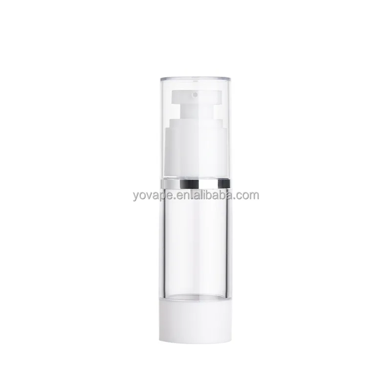 AS Vacuum Airless Travel Mini Dispenser Empty Clear Press Lotion Pump Bottles Cosmetics Skincare Fine Mist Spray Plastic Bottle