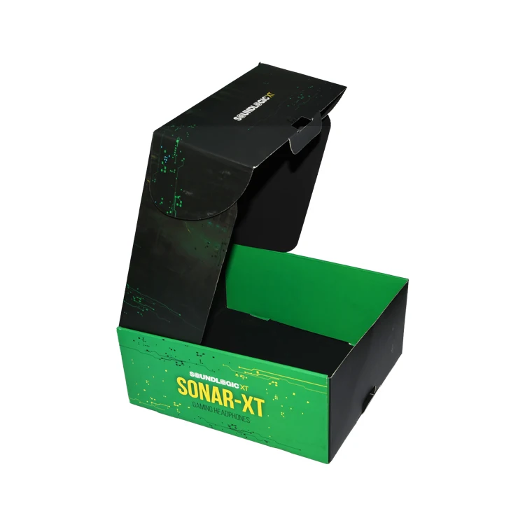 Factory Manufacturer Papieren Verpakking Matt Black Corrugated Subscription Luxury Mailer Packaging Box Custom Logo Shipping Box