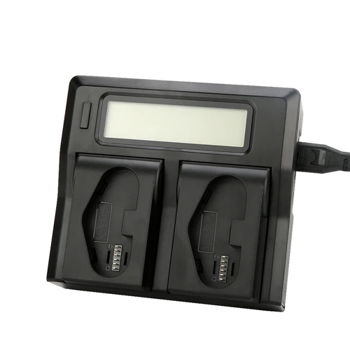 KingMa LP-E19 Dual Channel LCD Battery Charger for Canon EOS 1Dx Mark II,1Dx,1Ds Mark III,1D Mark IV
