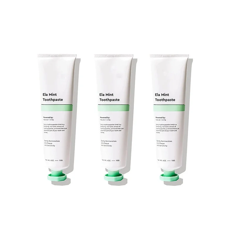 Nano hydroxyapatite whitening toothpaste