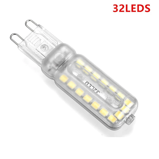 High Quality Mini Neon Lamp Bulb G9 Led Bulb 220V 14/22/32 LEDS 3W 5W 7W crystal Lamp Led Corn Light Bulb