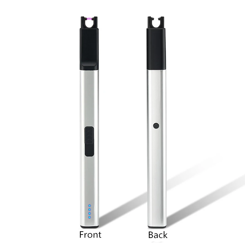 Charcoal Lighting Long USB Rechargeable Plasma Arc Lighter for Kitchen
