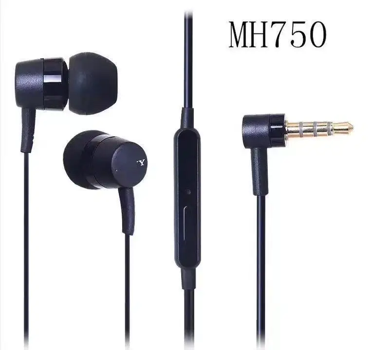 Mh750/ mh410c in ear earphone computer wire control wired microphone subwoofer for Sony / Sony mobile phone