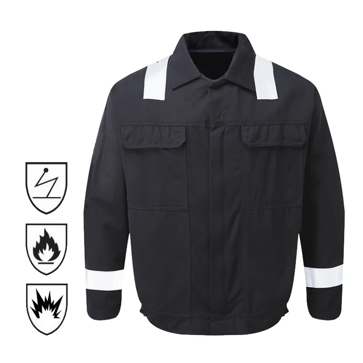 Extreme Protect Oil Filed Winter Nomex Inherent FR Anti-Static Electrician Safety Work Clothes