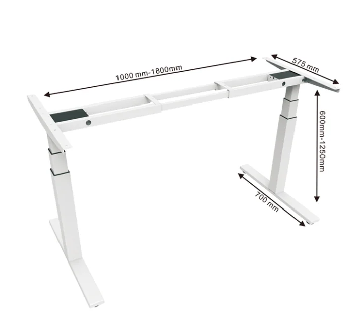 
Ergonomic Dual Motor Sit Stand Height Adjustable Desk 