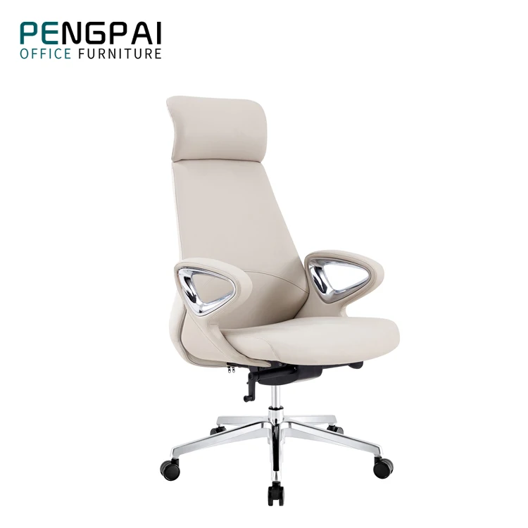 Custom luxury modern lounge swivel base high back leisure boss  Office chair