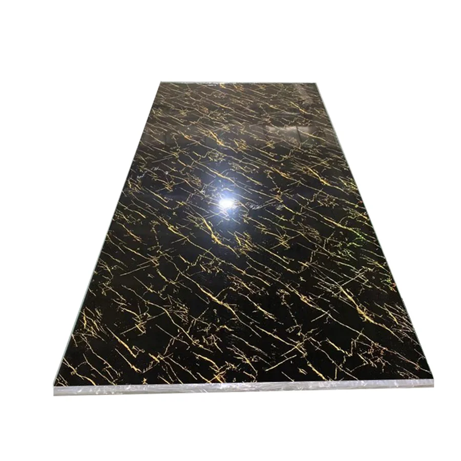 Modern Style Waterproof UV Marble Sheet Design Wall Decor Sheet wall paneling pvc marble sheet