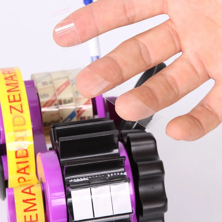 Office School opp transparent packing tape cutter Safety Multifunctional tape cutter