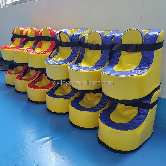 Outdoor teambuilding sport games Giant PVC Speed Shoes for Inflatable Sumo Games,Giant Soft Foam Boots