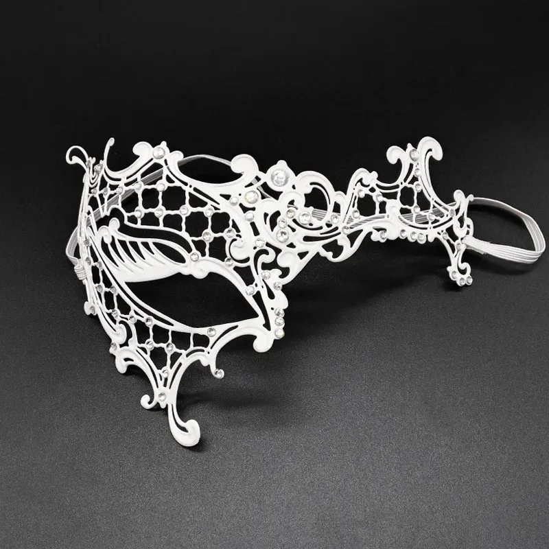 Women Men Masquerade Face Cover Set Sexy Fox Eye Masks Party Fancy Dress Cosplay Costume Metal Venetian Masquerade Masks