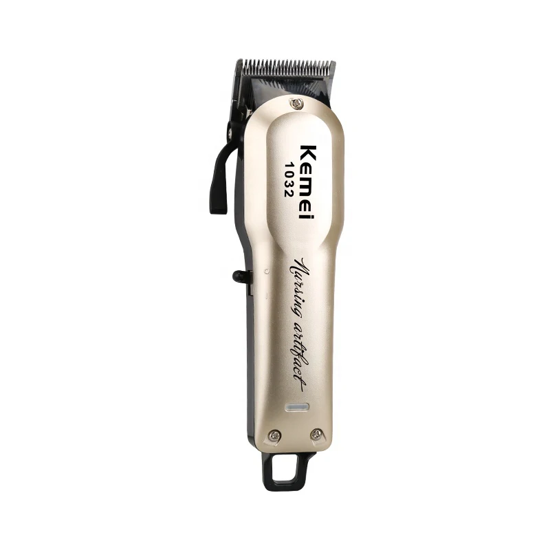 Kemei Km-1032 Large Capacity Lithium Battery Fast Personalized Barber Hair Clipper Professional Trimmer