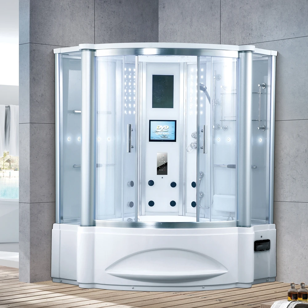 2023 popular new style free standing shower cabin luxury comfortable shower cabin with large tub