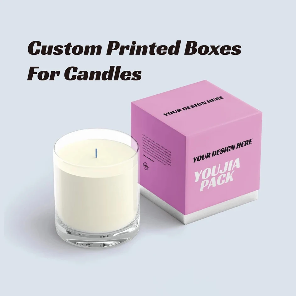 Custom Wholesale Luxury Small Aromatic Scented Candles Jar Retail Product Candle Box Packaging