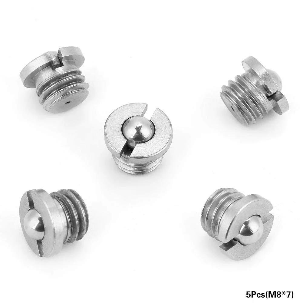 Пружинный шаровой Плунжер Leite M4/M5/M6/M8/M10/M12/M16 нержавеющая сталь/латунь/цинковый сплав