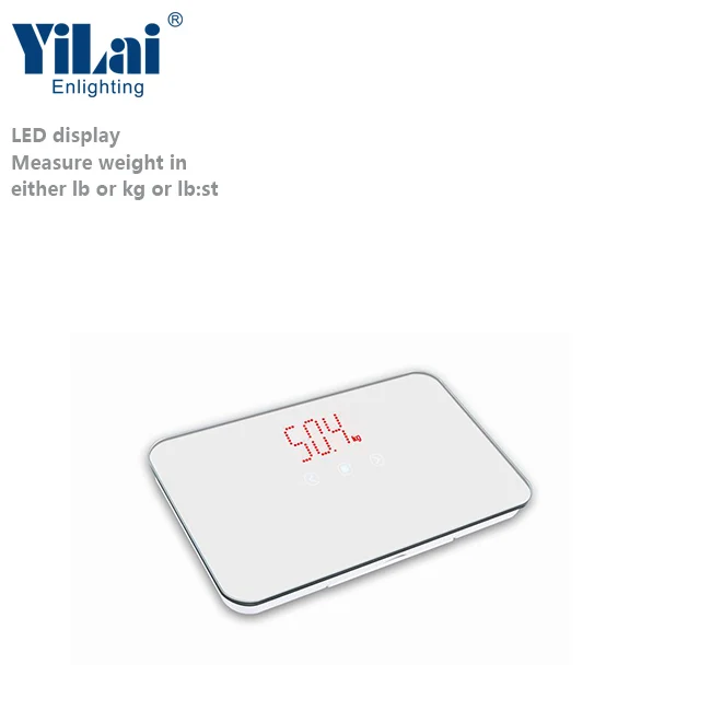 China wholesale accurate electronic weighing balance LED display digital weight body scale digital bathroom weight scale