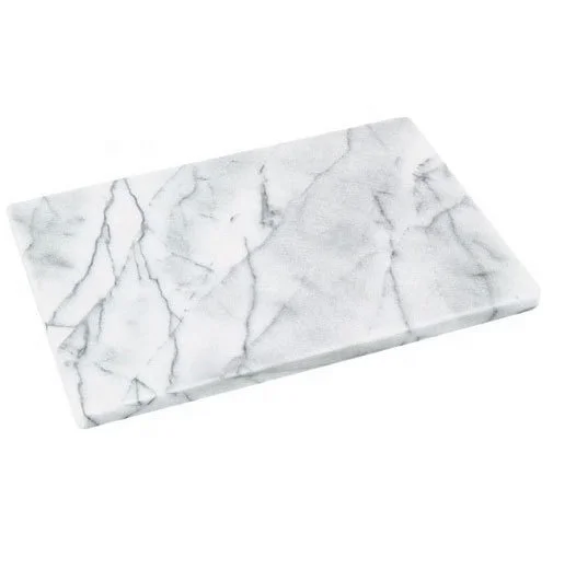 White Marble Chopping Board For Kitchen Use & Serving Platter