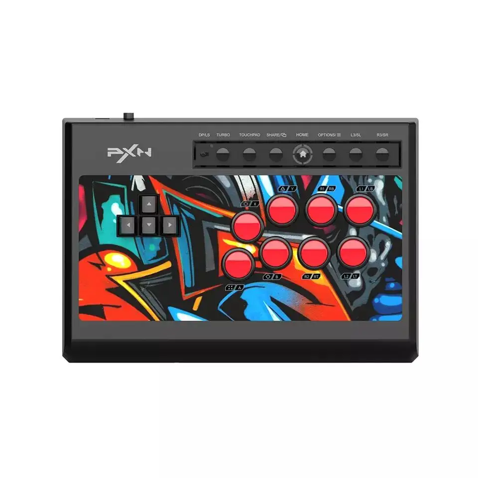 Joystick Game Controller Fighting Stick PXN X8 Keyboard Direction Control Wired USB for PC/Android/PS3/PS4/ Switch/Xbox One/X&S