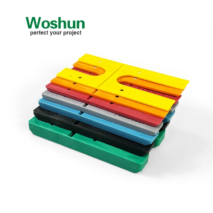 95x46mm Window Packer Construction Material Plastic H Packer Plastic Horseshoe Shim Composite Wedge Shims