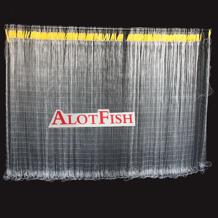 China Factory Wholesale Customized Commercial Nylon Gill Crab Traps Pawn Nets Float Lead Depthway Stretching Fishing Nets