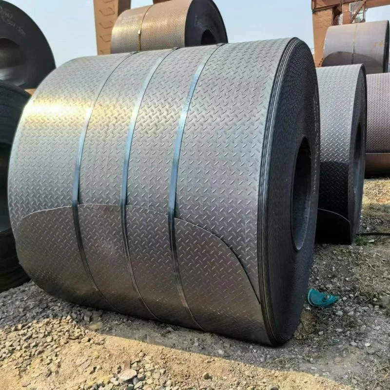 Горячая стальная катушка Q235 Q335 металлическая железная пластина горячекатаная по заводской цене