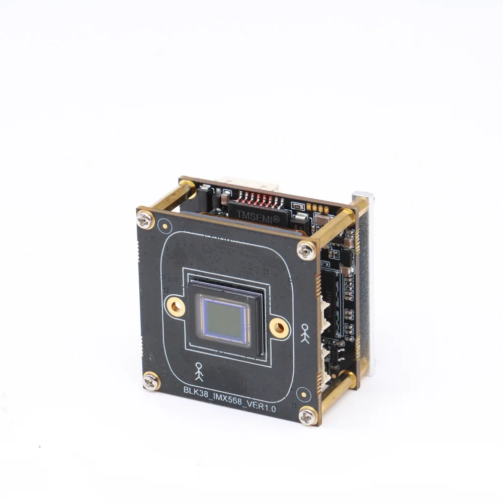 Global Shutter Double  IP Camera Board  H.265 5.0MP 30fps High Performance and Versatile for Export Explanation SIP-K568D5