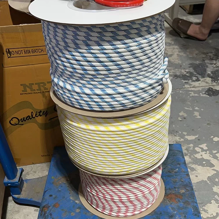 7/16 дюймовый высокопроизводительный 12-прядный UHMWPE волоконный сердечник с 40-прядным покрытием парусный канат для яхт веревка