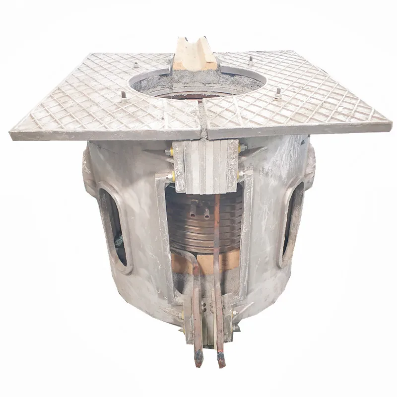 350kg Medium Frequency Induction Iron Melting Furnace