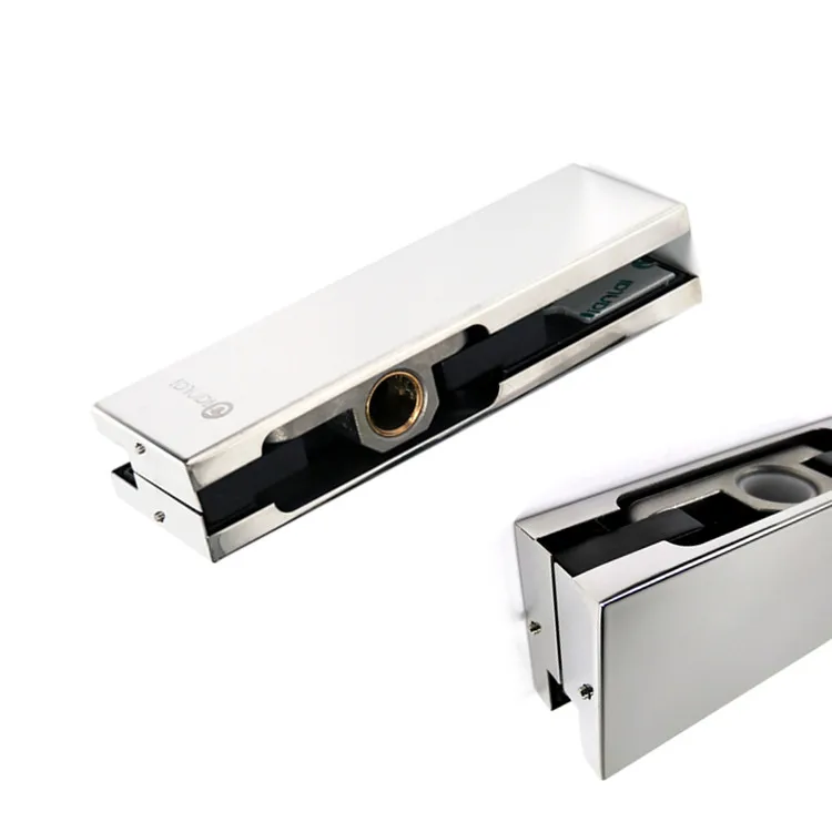 China professional supplier glass door connector clamp pivot top patch fittings