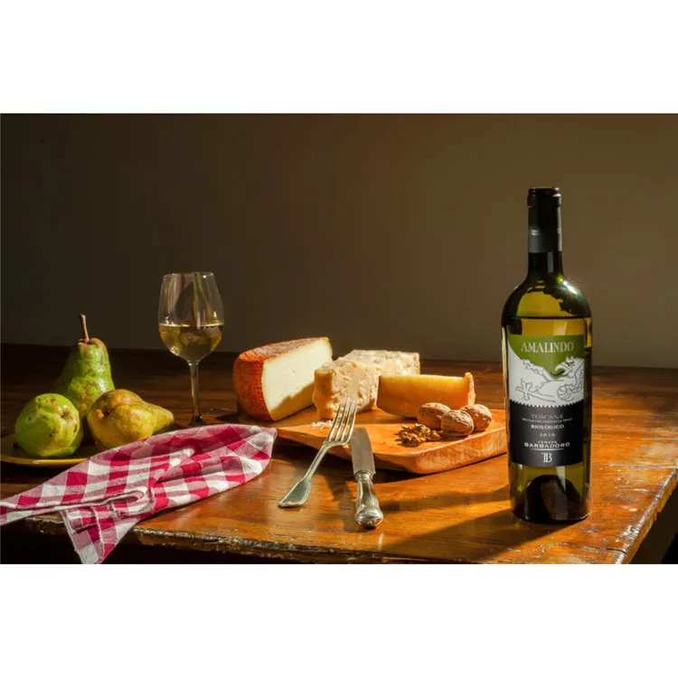 
 Органическое белое вино пояс тоскана 750 мл белая этикетка винные изделия итальянское белое вино  