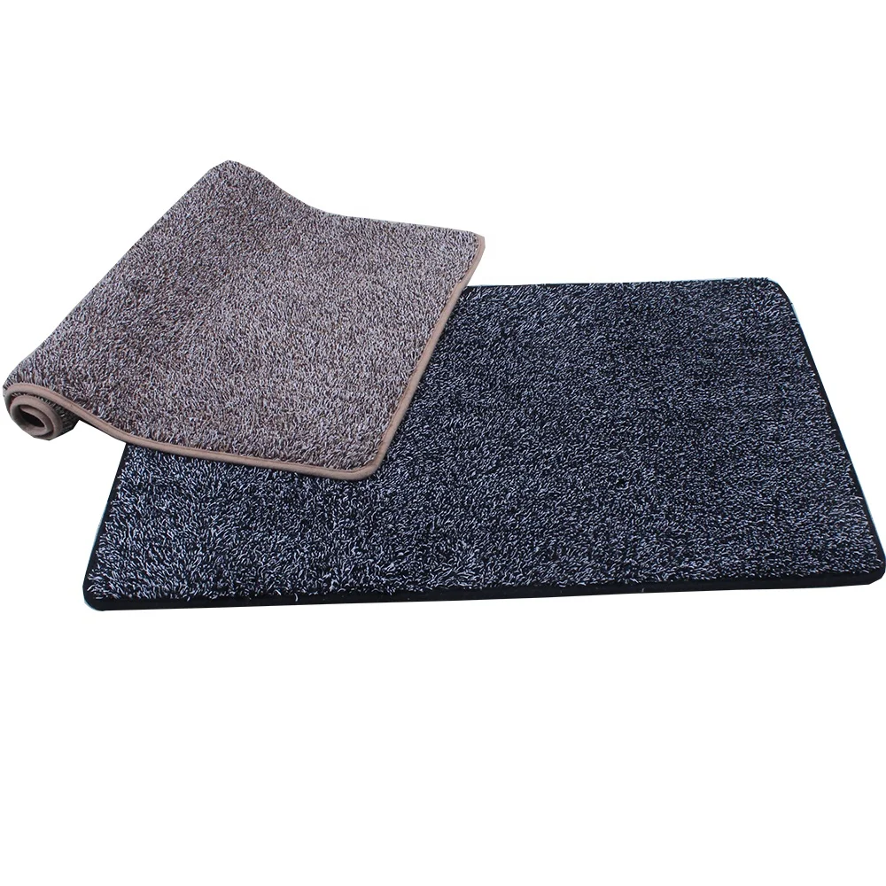 Highly Absorbent Microfiber Dog Door Mat and Pet Rug Thick Washable Area and Bath Mat Soft Chenille for Kitchen