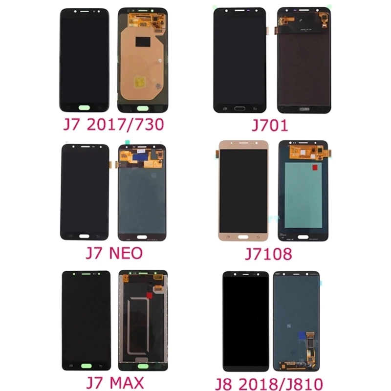 Горячий черный дигитайзер сенсорный дигитайзер в сборе для Samsung Galaxy J8 сенсорный ЖК-экран