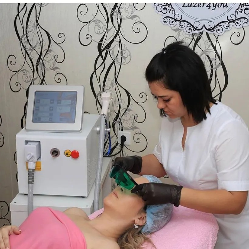 Hottest 3 in1 diode laser hair 808 wavelength alma soprano ice platinum laser painless fast device approved Medical laser device