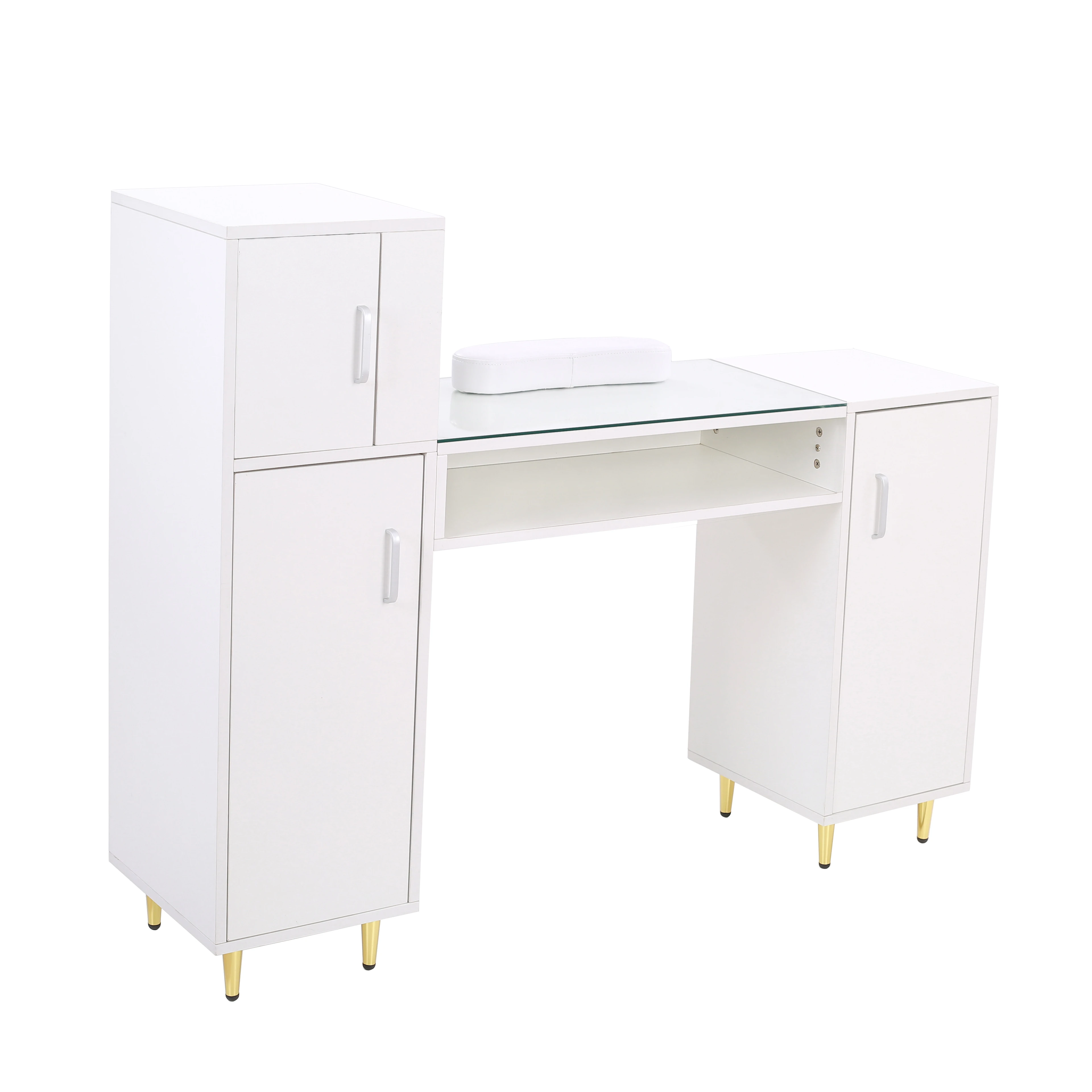 Hot Selling Professional Luxury Salon Nails Table Salon Manicure Furniture