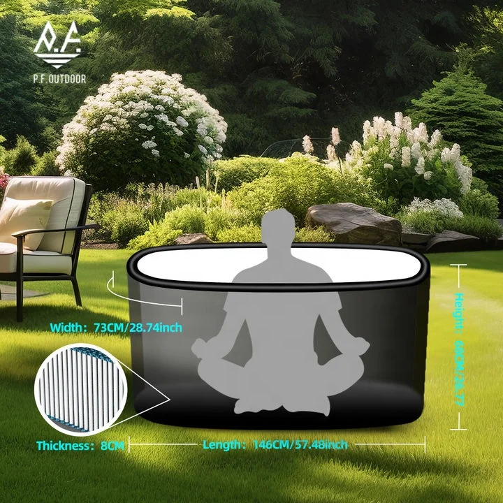 Custom size inflatable ice bath spa bucket adult inflatable bathtub sports recovery cold jump fitness Ice bath Tub