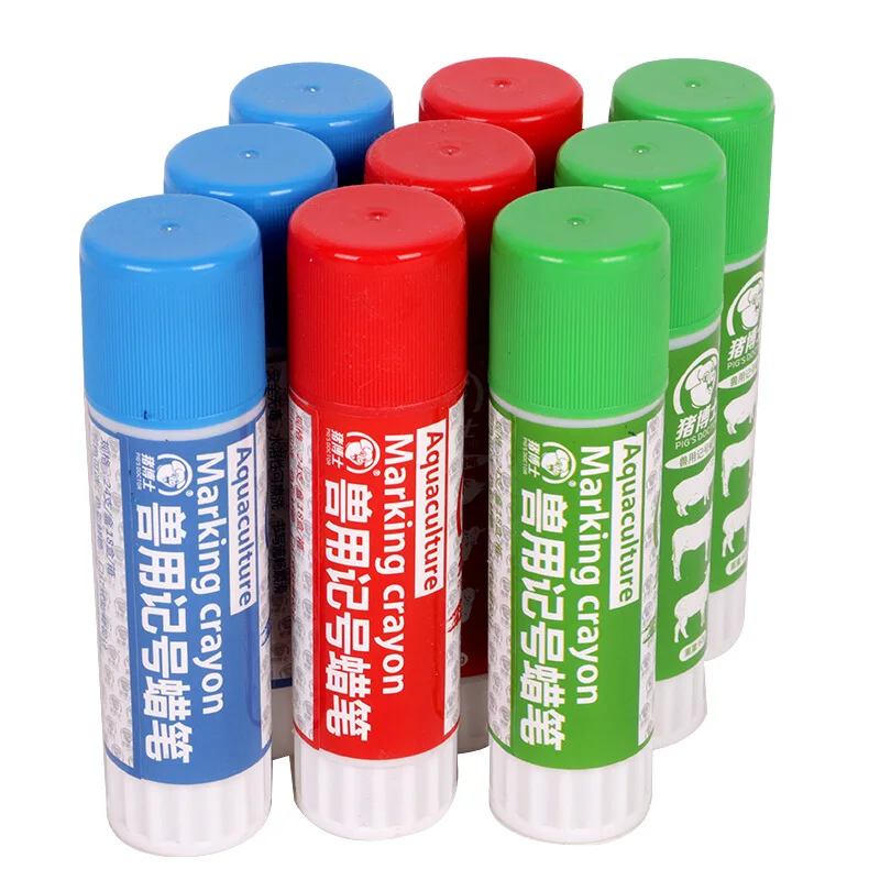 Animal Marking Crayons Green Blue Red Color Crayon Label Pig Sheep Calf Marking Crayon