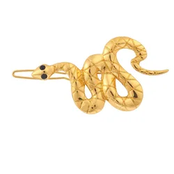Factory direct sales alloy hairpin a word snake  retro serpentine hair clips