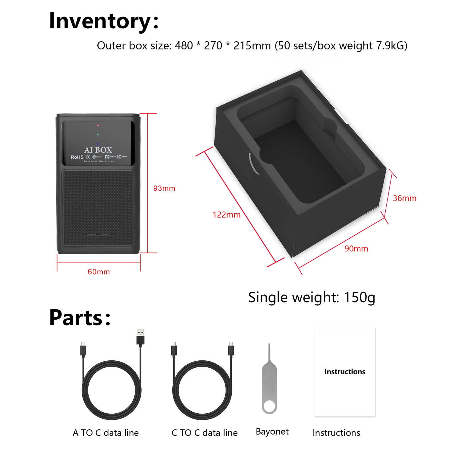 Wooboobox Carplay Ai Box 4 64g Телефон Android 13 Auto Dongle Беспроводной адаптер Netflix стабильная автомобильная игра Smart Magic