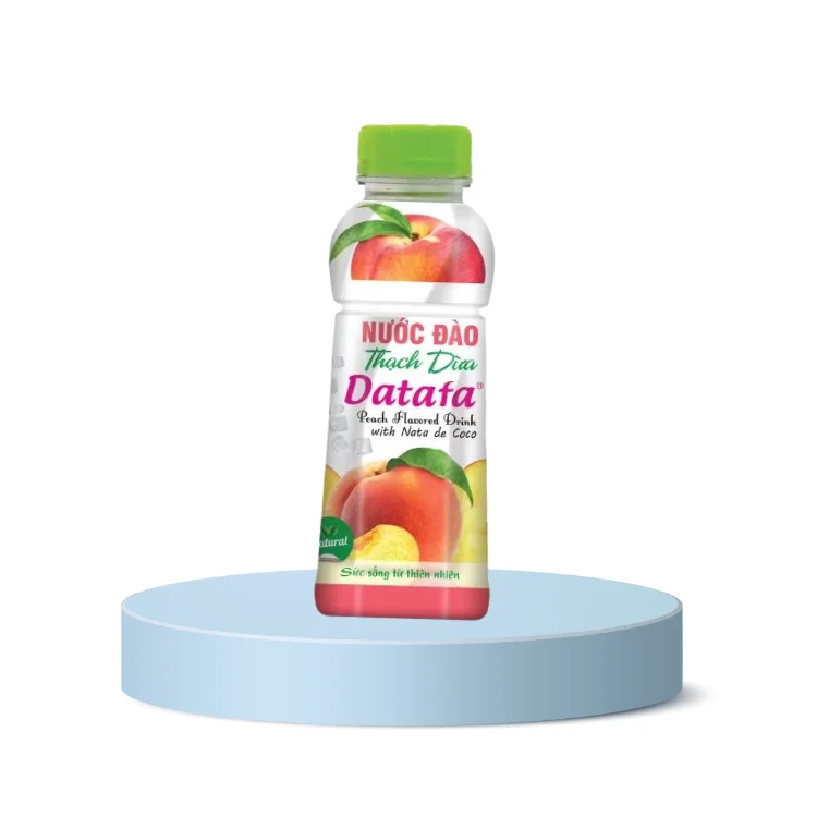 Peach Coconut Jelly Drink Fast Delivery Fresh Coconuts Fruit Vegetable Juice Oem Service Carton Box Vietnam Manufacturer