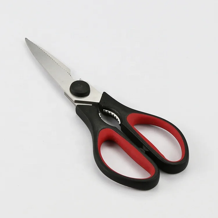 Sharp Durable Stainless Steel Kitchen Utility Balde PP+TPR Handle Scissor for Kitchen cutting