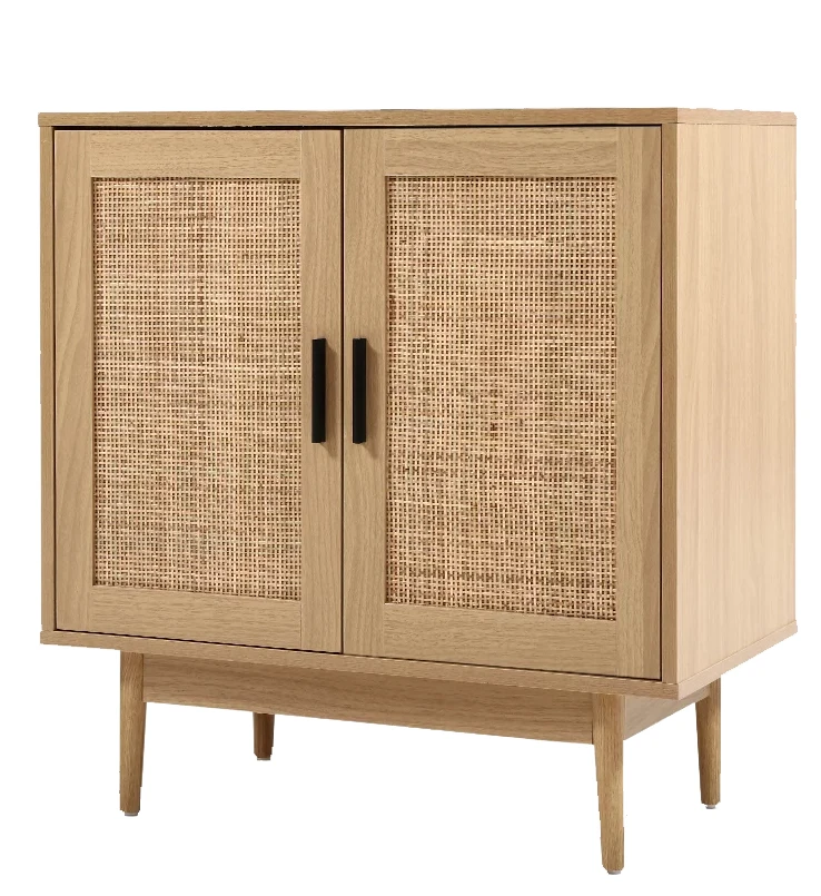 Latest Modern Luxury Rattan Wicker Cabinet Living Room Furniture Chinese Wooden Side Board
