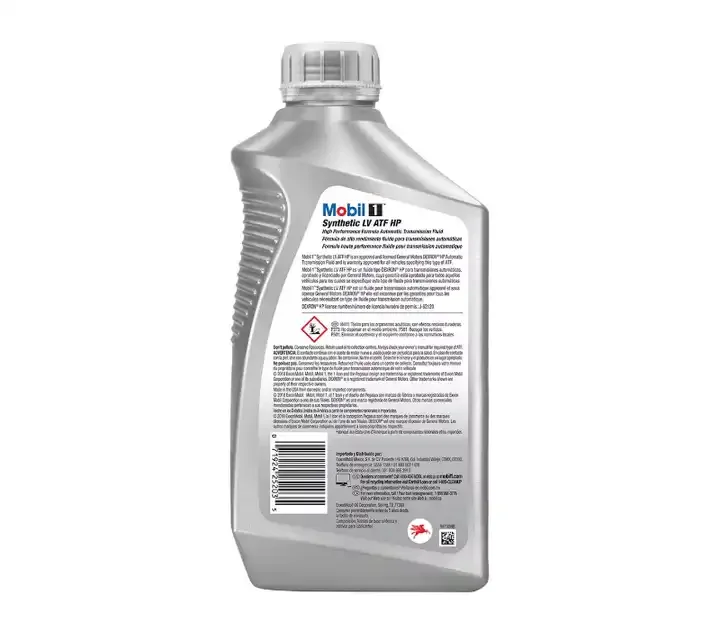 Mobil 1 Synthetic LV ATF HP Automatic Transmission Fluid 1 Quart 0.946 Liter