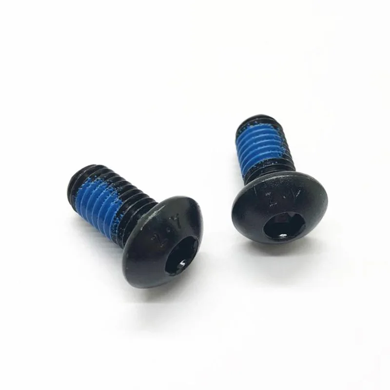 Black oxide truss head hex socket machine, nyloc screw