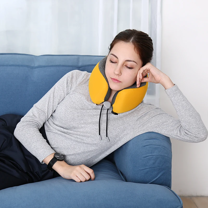 100% чистый пены памяти средства ухода за кожей Шеи подушка для отдыха машины аэроплана путешествий маска глаз затычка ушей